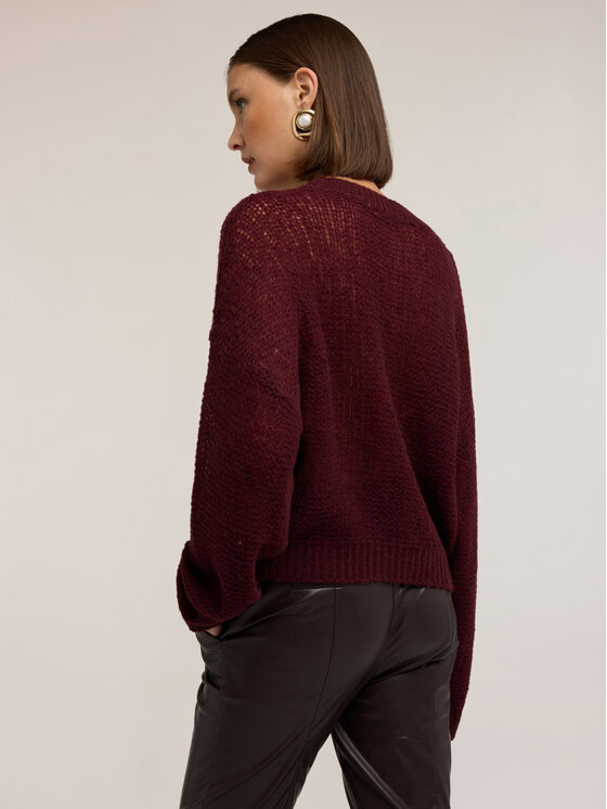 Motivi Motivi Maglione M515W103679N036 Bordeaux Regular Fit