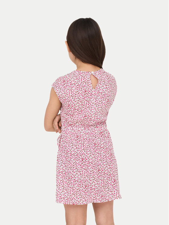 Kids ONLY Kids ONLY Letní šaty Zalina 15350020 Růžová Regular Fit
