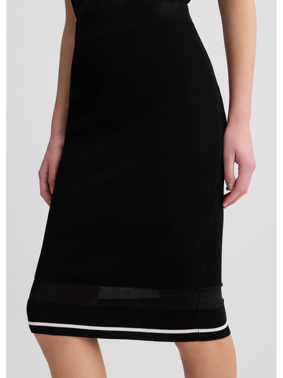 Liu Jo Liu Jo Gonna maxi TA5210MS02703L44 Nero Regular Fit
