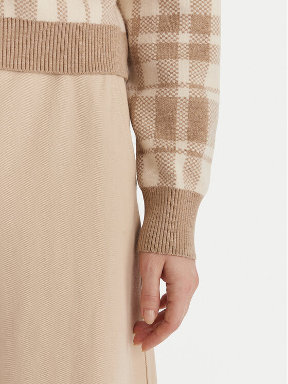 Vero Moda Vero Moda Kardigan Gold Art 10332210 Beżowy Regular Fit