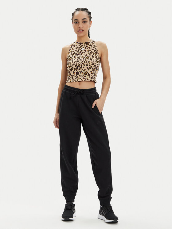 adidas adidas Top Essentials Animal-Print IR9310 Beige Slim Fit
