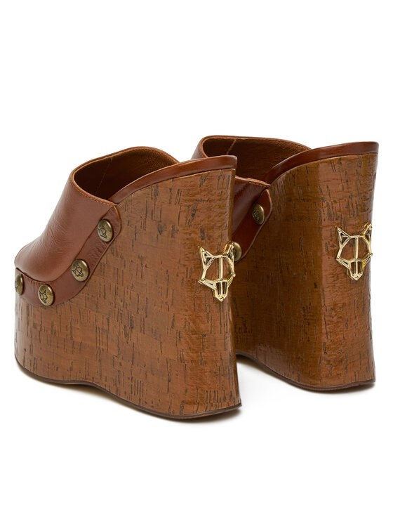 Naked Wolfe Naked Wolfe Šľapky TULIP 00131 Hnedá