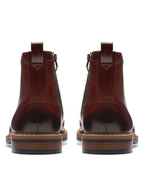 Clarks Clarks Kozaki Aldwin Cap 26179733 Brązowy