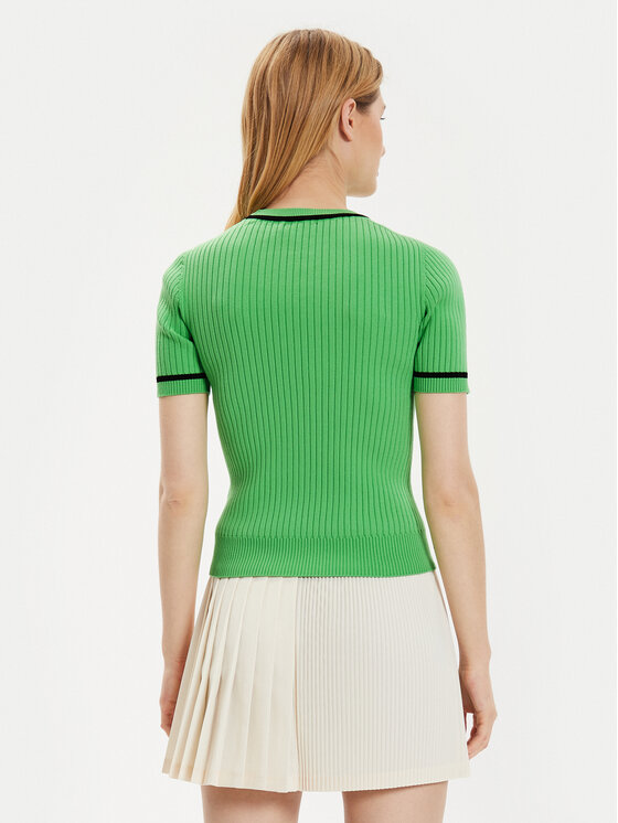 Lacoste Lacoste Džemper AF6946 Zelena Slim Fit