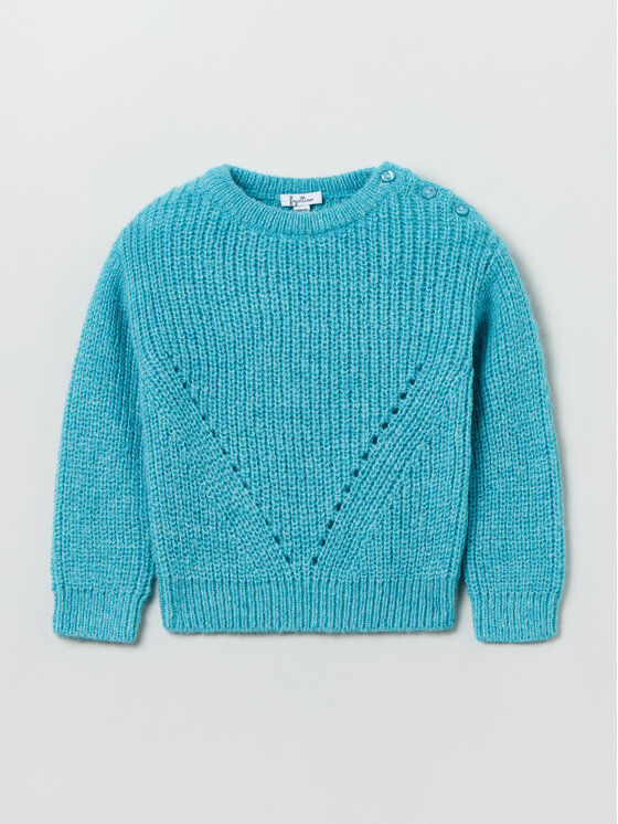 Dziewczęcy Sweter OVS, Rozmiar 18/24M, Niebieski, 1843507