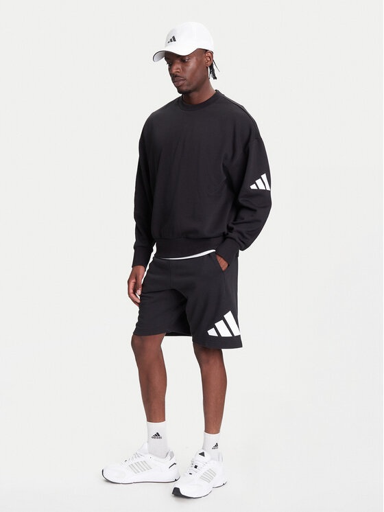 adidas adidas Sportovní kraťasy Essentials Big Logo JE8956 Černá Regular Fit