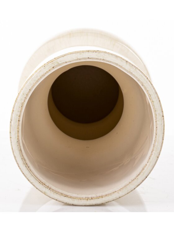 MIAhome MIAhome Wazon ceramiczny 36x15,5x15,5 cm MEZANIO - I Biały