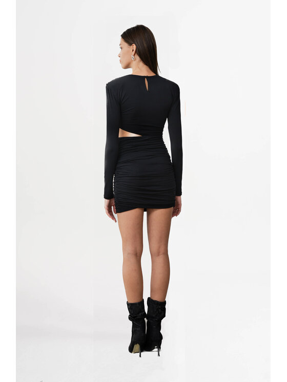ROSE AVENUE ROSE AVENUE Sukienka koktajlowa LAILA Czarny Skinny Fit