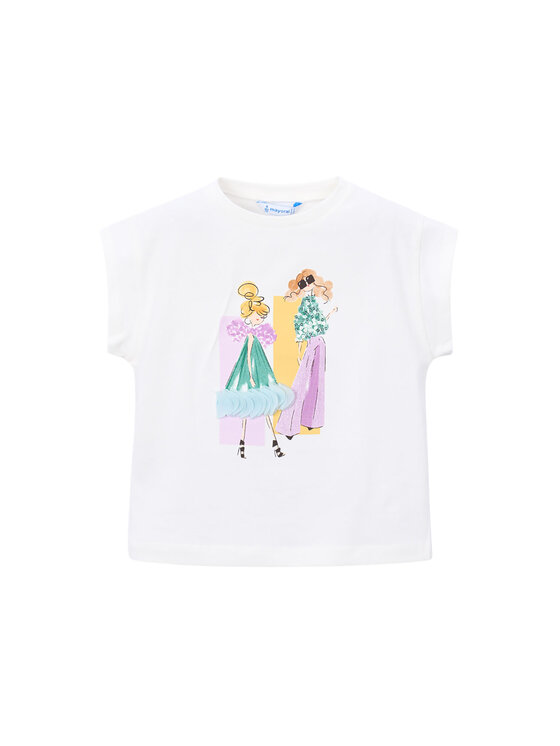 Mayoral Mayoral Top 3005 Écru Regular Fit