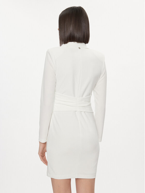 Liu Jo Liu Jo Kokteiļkleita CA4136 J1930 Balts Regular Fit