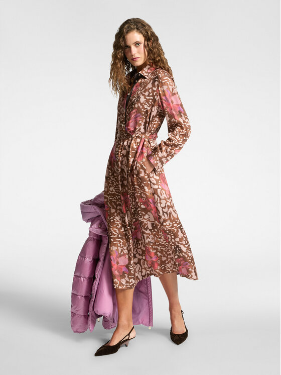 Elena Mirò Elena Mirò Abito da sera 7437P000241N001 Marrone Regular Fit