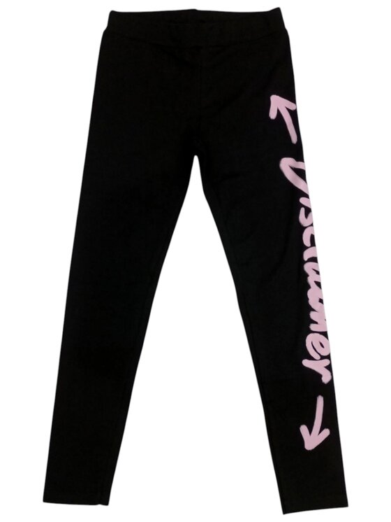 DISCLAIMER DISCLAIMER Leggings q-bab-69424 Nero Regular Fit