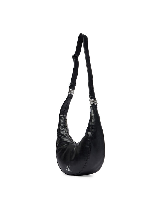 Calvin Klein Calvin Klein Kabelka Buckle Convertible Small Hobo LV04F3512G Čierna