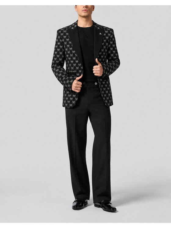 PHILIPP PLEIN PHILIPP PLEIN Chinosy 32056 Czarny Chino Fit