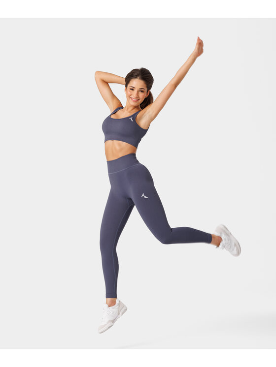 Carpatree Carpatree Legginsy Rib leggings Niebieski Fitted Fit