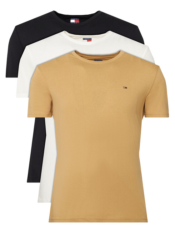 Tommy Jeans Комплект тениски DM0DM21579 Цветен Slim Fit