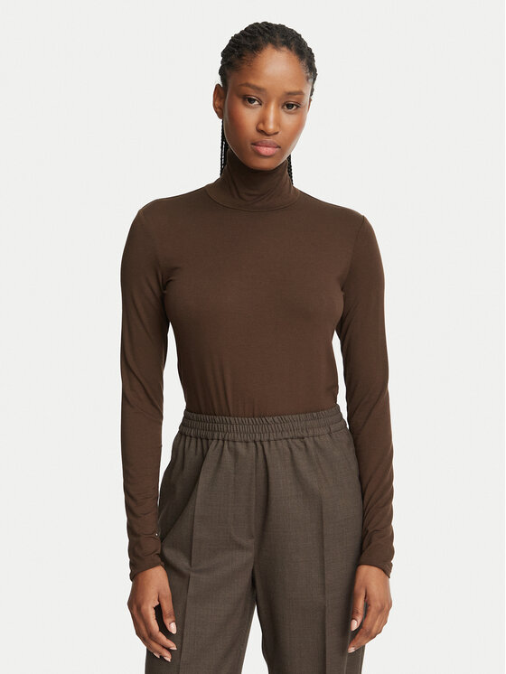 Weekend Max Mara Weekend Max Mara T-Shirt Multif 2625946012 Σκούρο καφέ Regular Fit