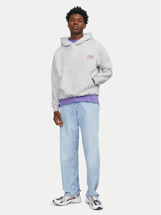 Jack&Jones Jack&Jones Felpa Santorini 12253126 Bianco Oversize