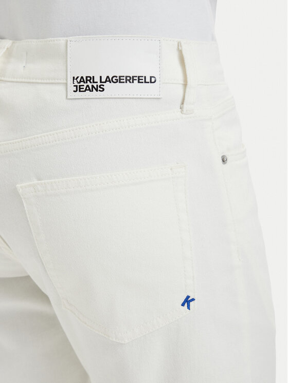Karl Lagerfeld Jeans Karl Lagerfeld Jeans Jeansy B2M10135 Biały Tapered Fit