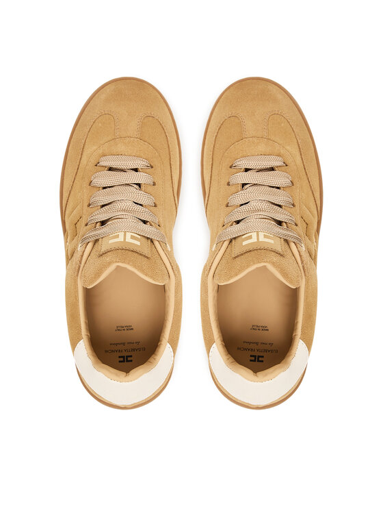 Elisabetta Franchi Elisabetta Franchi Tenisice Low Cut Lace Up F4A9-E0340-0071 S Smeđa