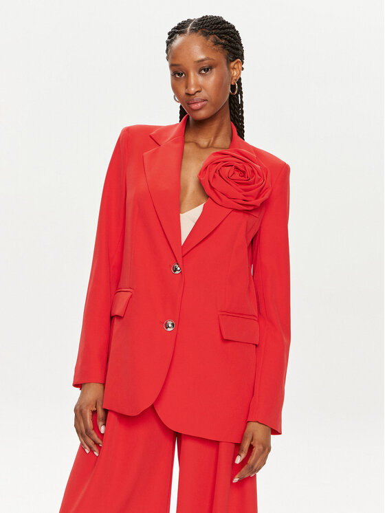 Maryley Maryley Піджак 24EB202/43FI Червоний Regular Fit