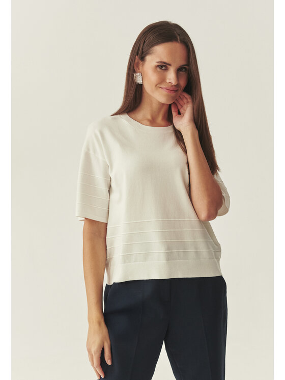 TATUUM TATUUM Halenka PATRA Bílá Loose Fit