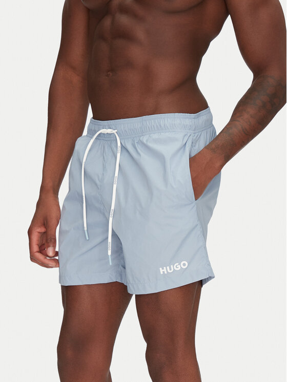 HUGO HUGO Pantaloni scurți pentru înot Haiti 50469312 Albastru celest Regular Fit