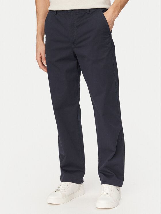 Calvin Klein Jeans Calvin Klein Jeans Pantaloni chino 90s LV04RF619G Albastru Straight Fit