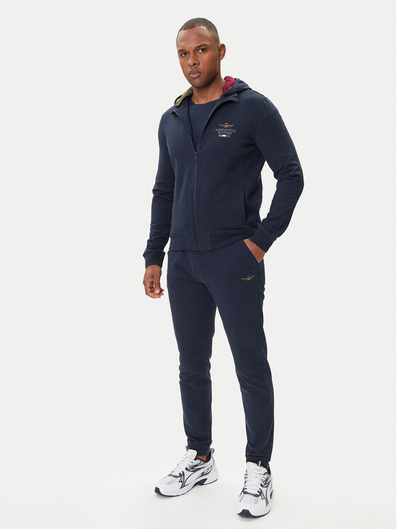 Aeronautica Militare Dres 252TF0102UF00662 Granatowy Regular Fit