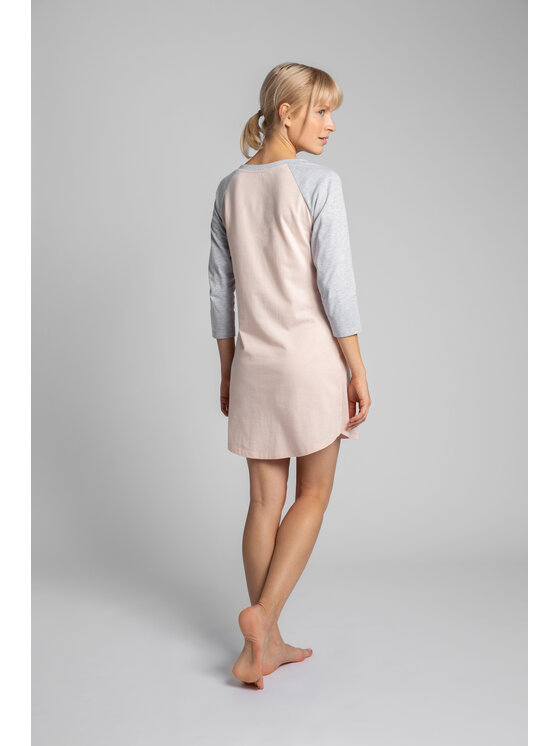 LaLupa LaLupa Koszula nocna LA018 Różowy Comfortable Fit