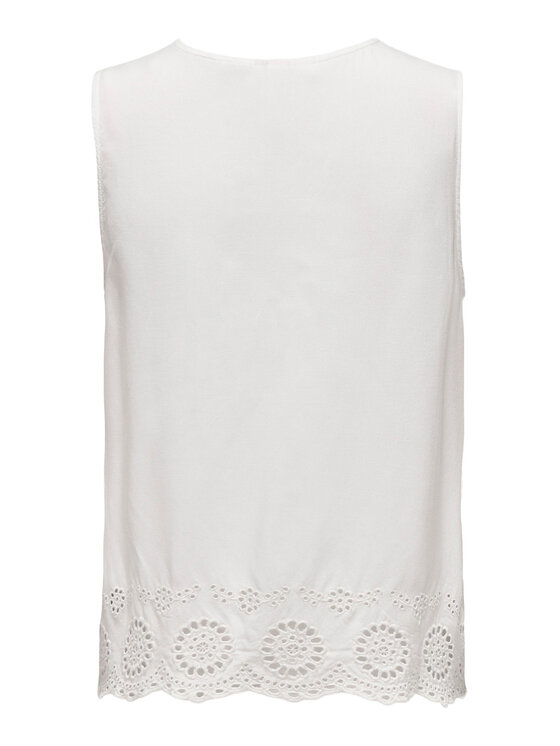 ONLY ONLY Bluse 15296317 Weiß Regular Fit