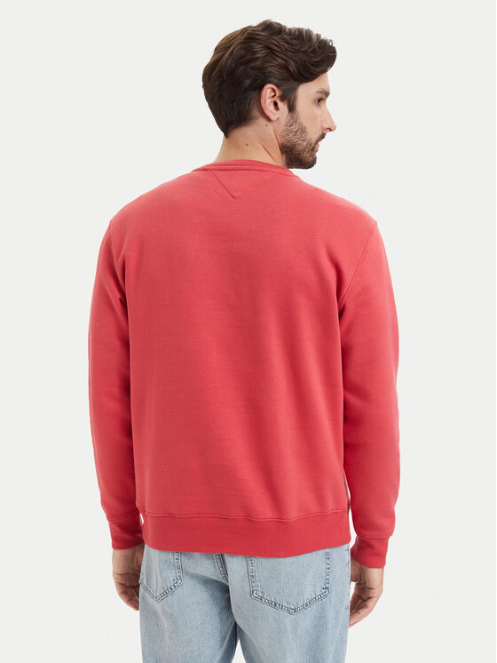 Tommy Jeans Tommy Jeans Mikina DM0DM20741 Koralová Regular Fit