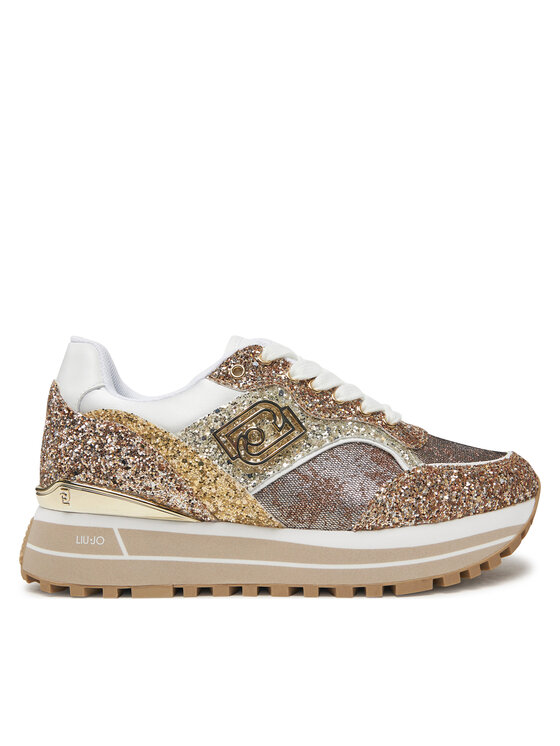 Liu Jo Sneakersy Maxi Wonder BA5015 TX007 Zlatá