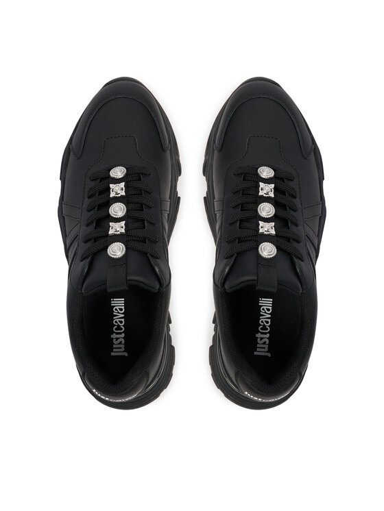 Just Cavalli Just Cavalli Sneakersy 80QA3SH6 ZPC15 Čierna