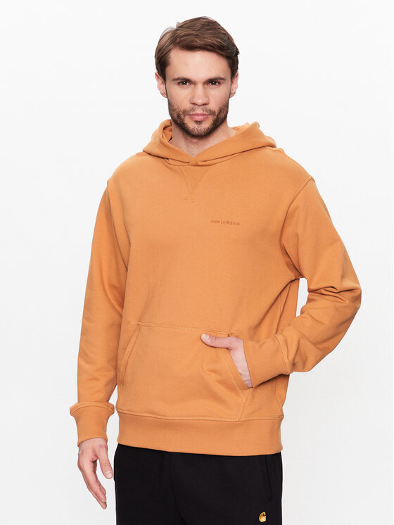 New Balance New Balance Felpa MT23565 Arancione Relaxed Fit
