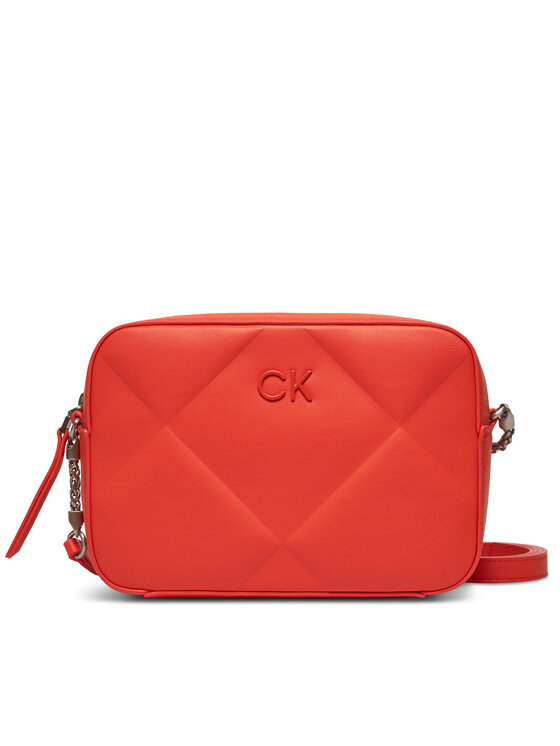 Geantă Calvin Klein Re-Lock Quilt Camera Bag K60K610767 Portocaliu
