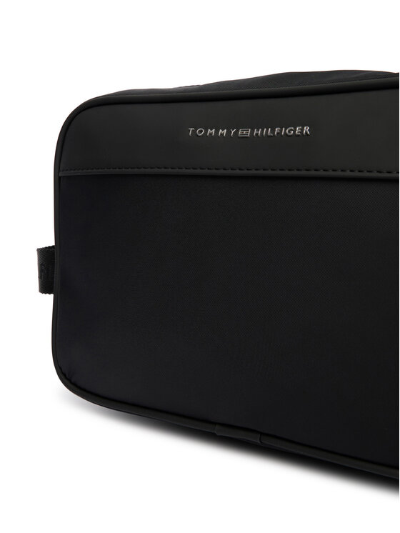 Tommy Hilfiger Tommy Hilfiger Kosmētikas somiņa Th Repreve Washbag AM0AM14153 Melns