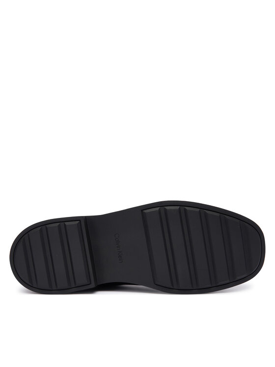 Calvin Klein Calvin Klein Polokozačky Dress Lug Desert Boot Lth YM0YM01427 Černá