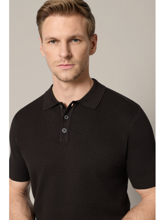 Lancerto Lancerto Polo Mirko PO073126000017 Brązowy Regular Fit