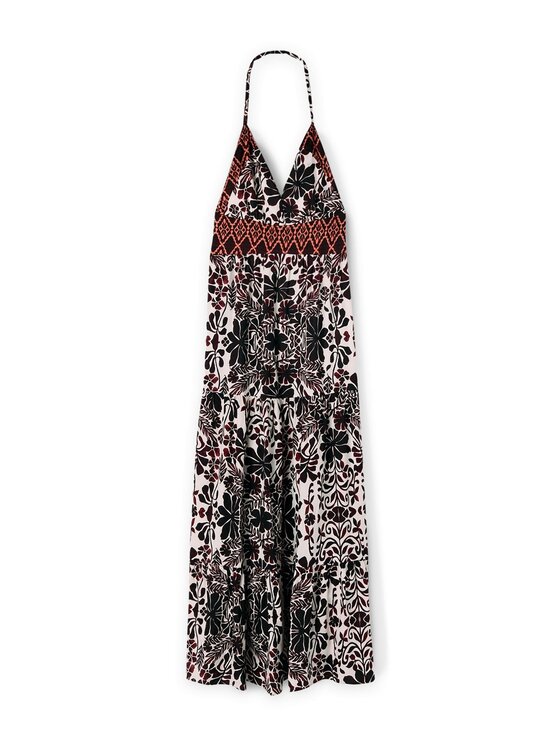 Motivi Motivi Abito da sera 7057Q103464N0S1 Marrone Flared Fit