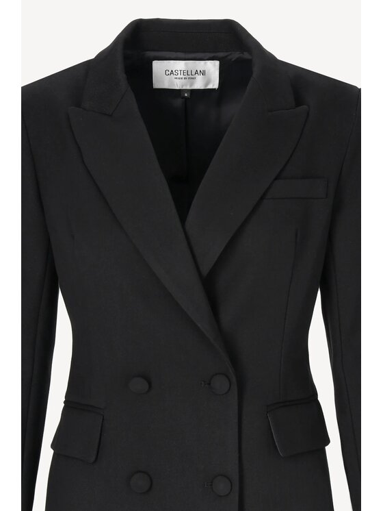 CASTELLANI CASTELLANI Marynarka Aurelie Czarny Regular Fit