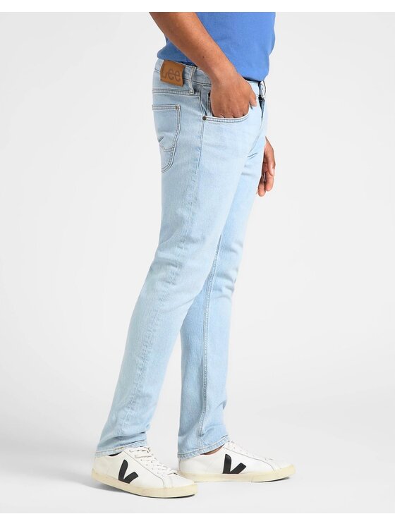 Lee Lee Jeansy Daren Zip Fly Niebieski jasny Regular Fit