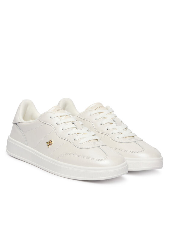 Tommy Hilfiger Tommy Hilfiger Tossud Th Heritage Shiny Sneaker FW0FW09179 Valge