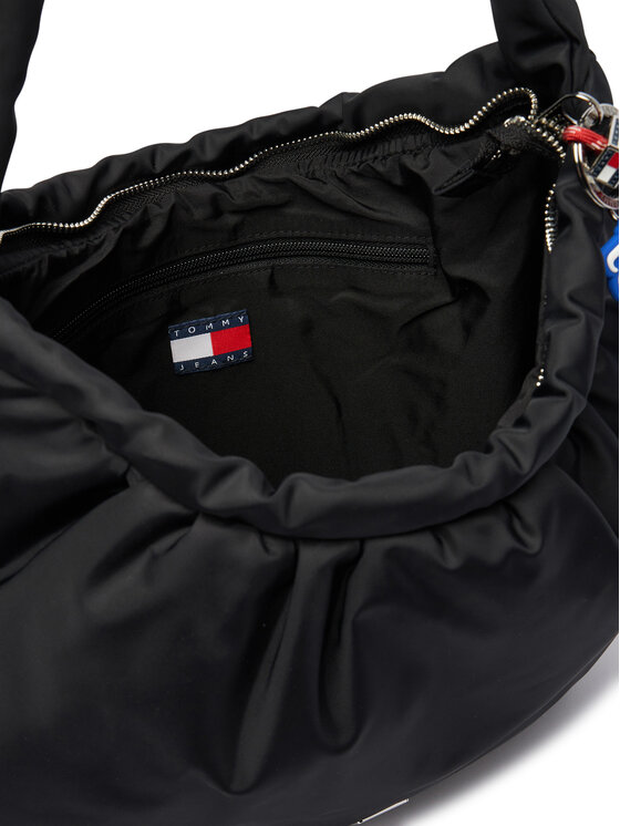Tommy Jeans Tommy Jeans Τσάντα Tjw Icon Charms Hobo AW0AW18783 Μαύρο