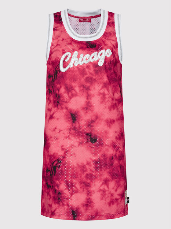 Mitchell & Ness Mitchell & Ness Sukienka codzienna TDRSLF19018 Czerwony Regular Fit