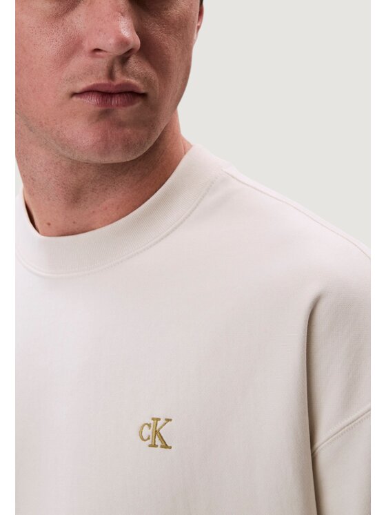 Calvin Klein Jeans Calvin Klein Jeans Felpa PREMIUM TERRY MONOGR Bianco Premium Fit
