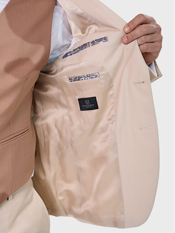 Evenemen Evenemen Garnitur Zoldan Beżowy Slim Fit