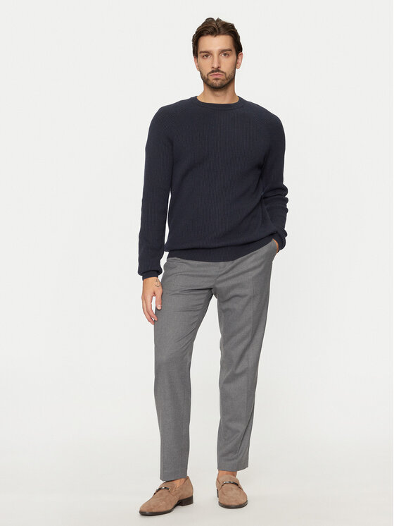 Bugatti Bugatti Sweater 7400 65563B Sötétkék Regular Fit