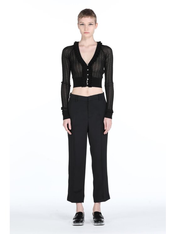 N°21 N°21 Pantaloni chino 23EN2M0B05251119000 Nero Regular Fit