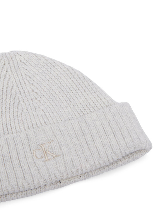 Calvin Klein Jeans Calvin Klein Jeans Set šal + kapa Knitted Scarf Beanie Giftbox LVCKFJP00N Svetlo siva